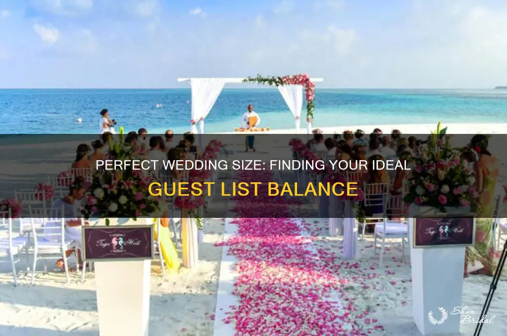 how many guests for ideal wedding