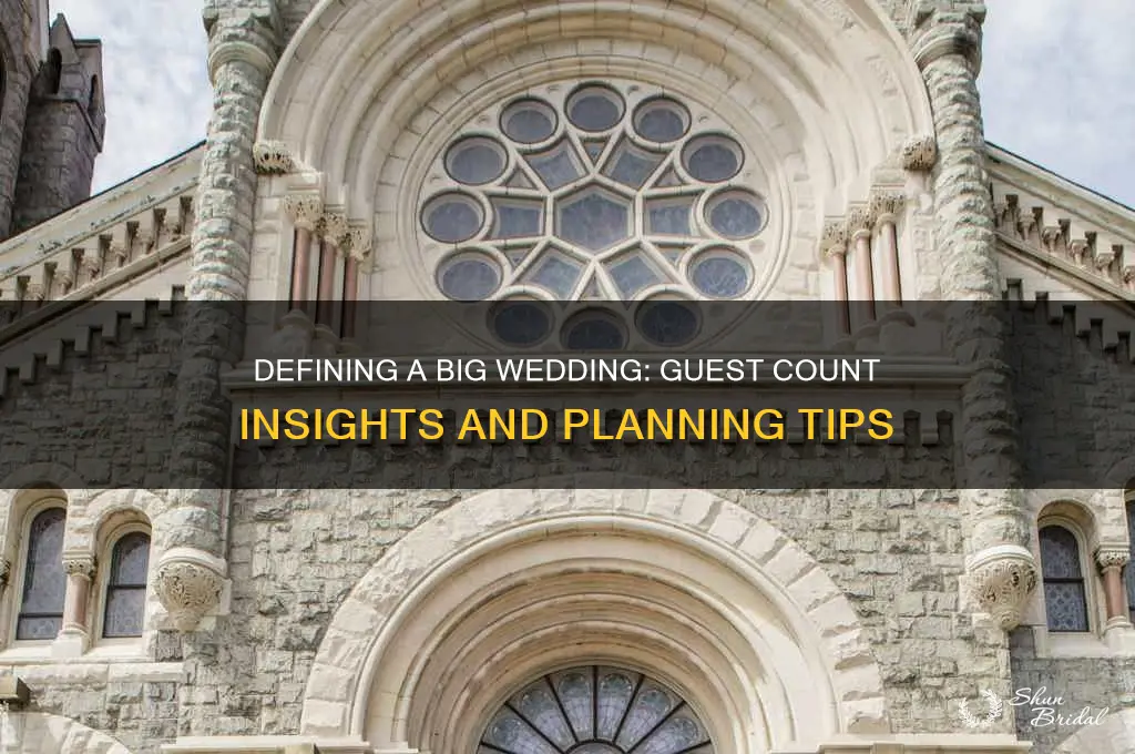 how many guests is a big wedding