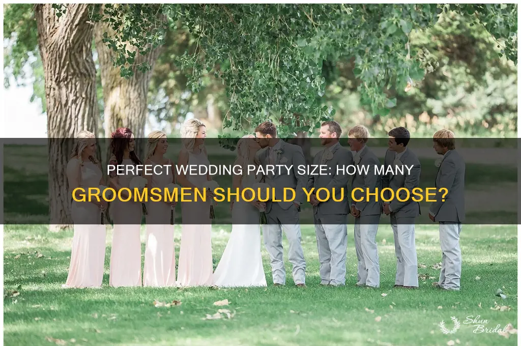 how many guys in a wedding party