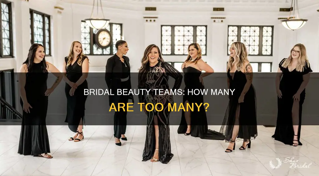 how many hair dressers and muas are in wedding