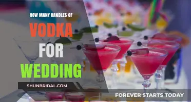 Planning Your Wedding Bar: How Many Handles of Vodka to Buy?