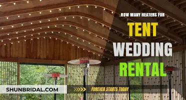 Tent Wedding Heater Guide: How Many to Rent for Comfort
