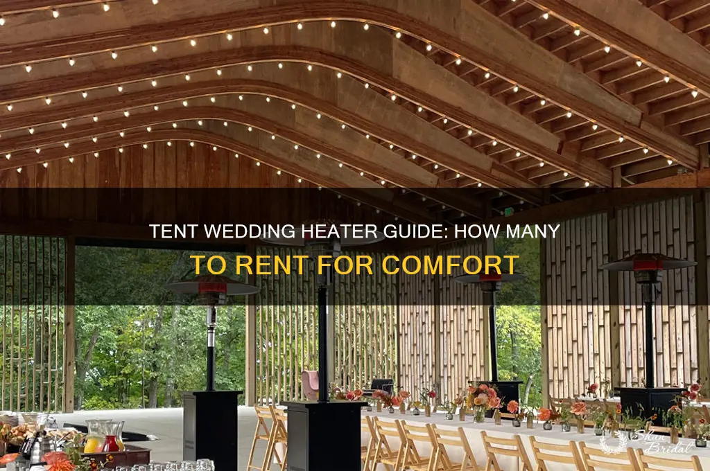 how many heaters for tent wedding rental