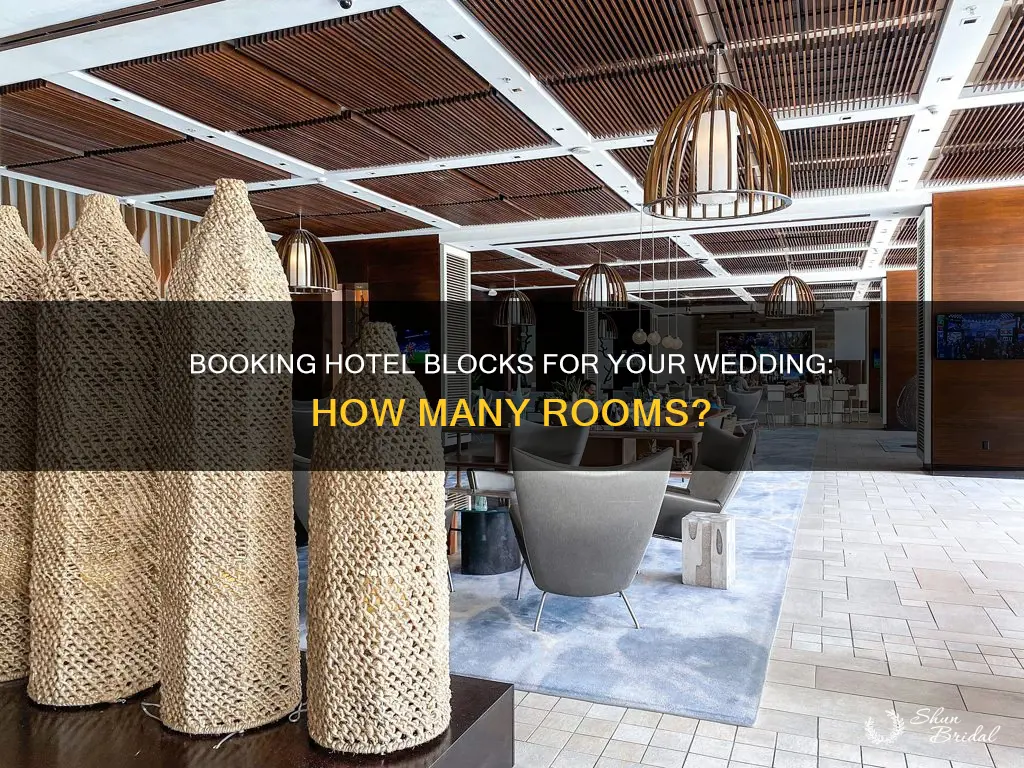 how many hotel blocks for wedding