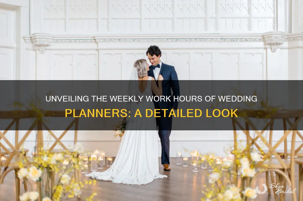 how many hours a week do wedding planners work