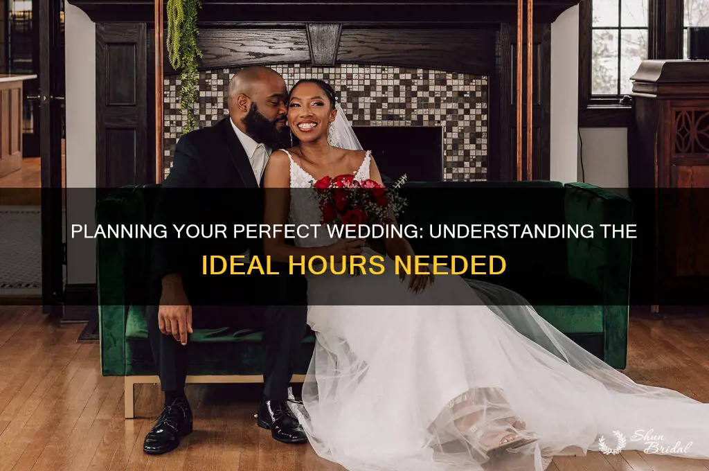 how many hours are for wedding