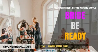 Perfect Timing: When Should the Bride Be Ready Before Her Wedding?
