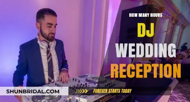 DJ Wedding Reception: How Long Should It Last?