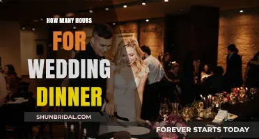 Planning Your Perfect Wedding Dinner: Ideal Duration and Timing Tips