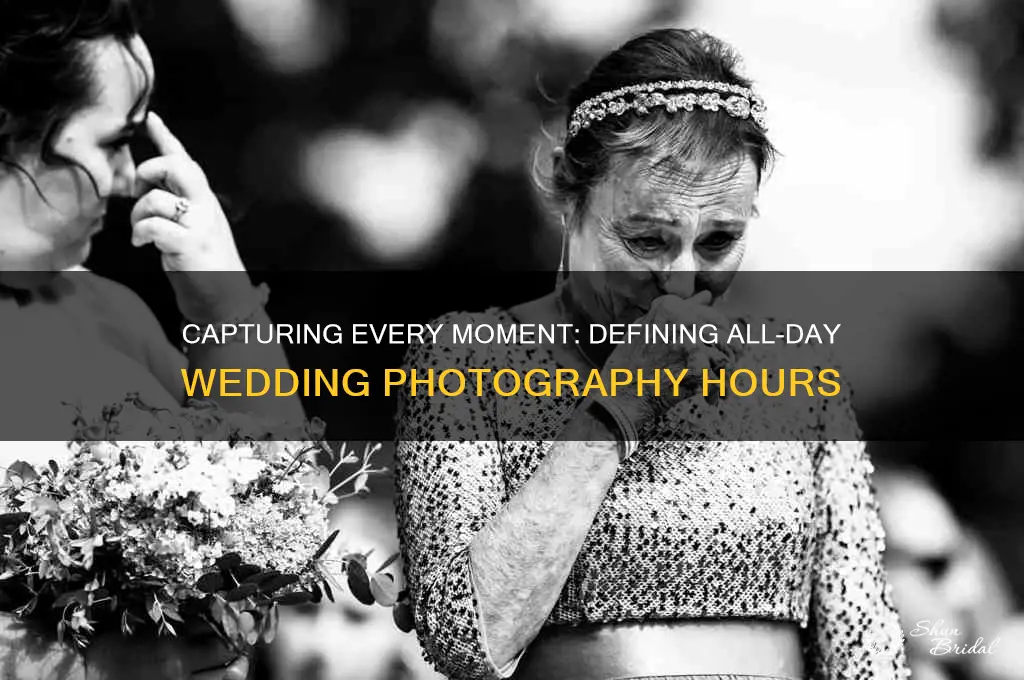 how many hours of photography is all-day wedding