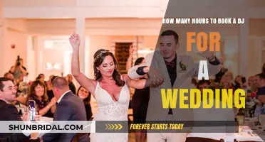 Perfect Wedding DJ Booking: How Many Hours Do You Need?
