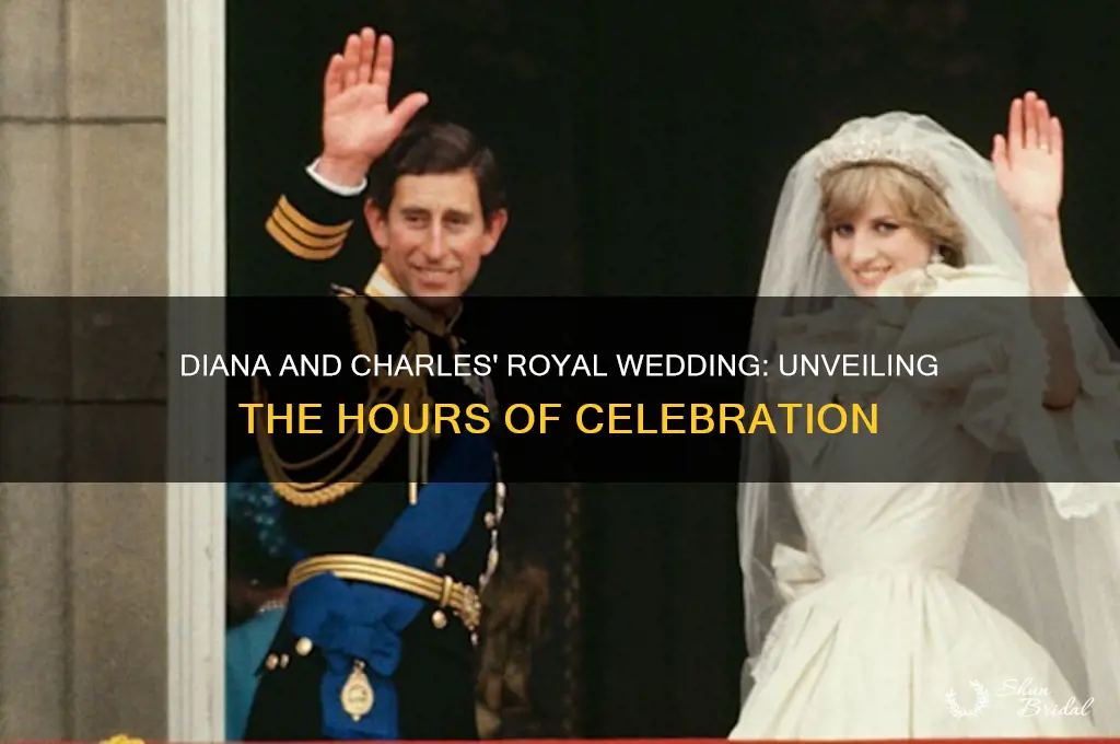 how many hours was diana and charles wedding