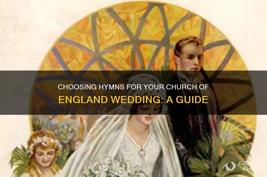 how many hymns at a church of england wedding