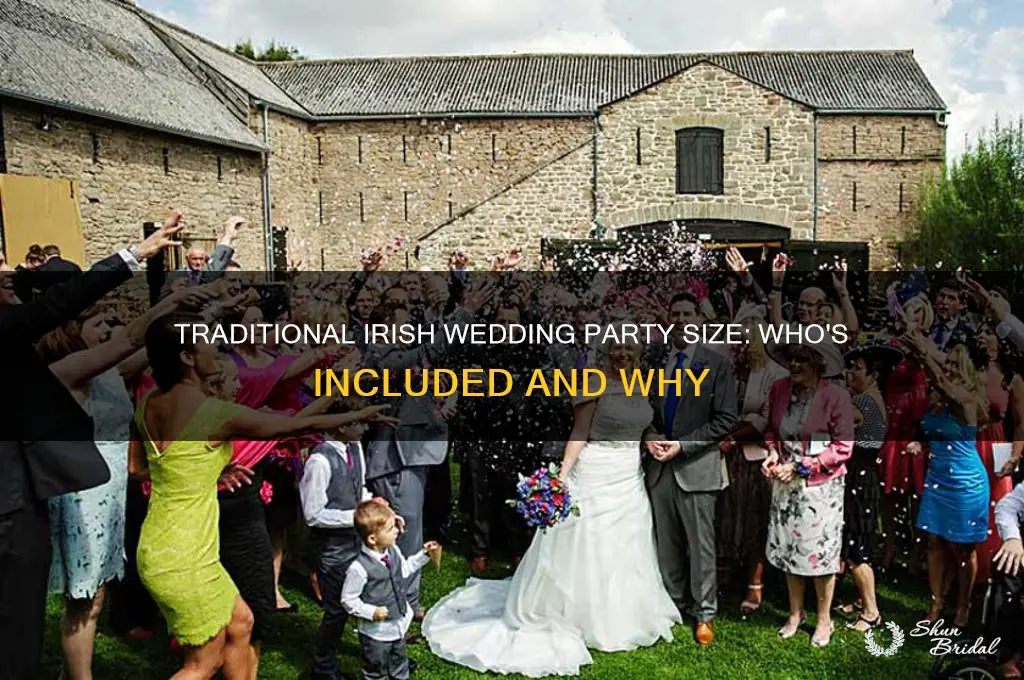 how many in an irish wedding party