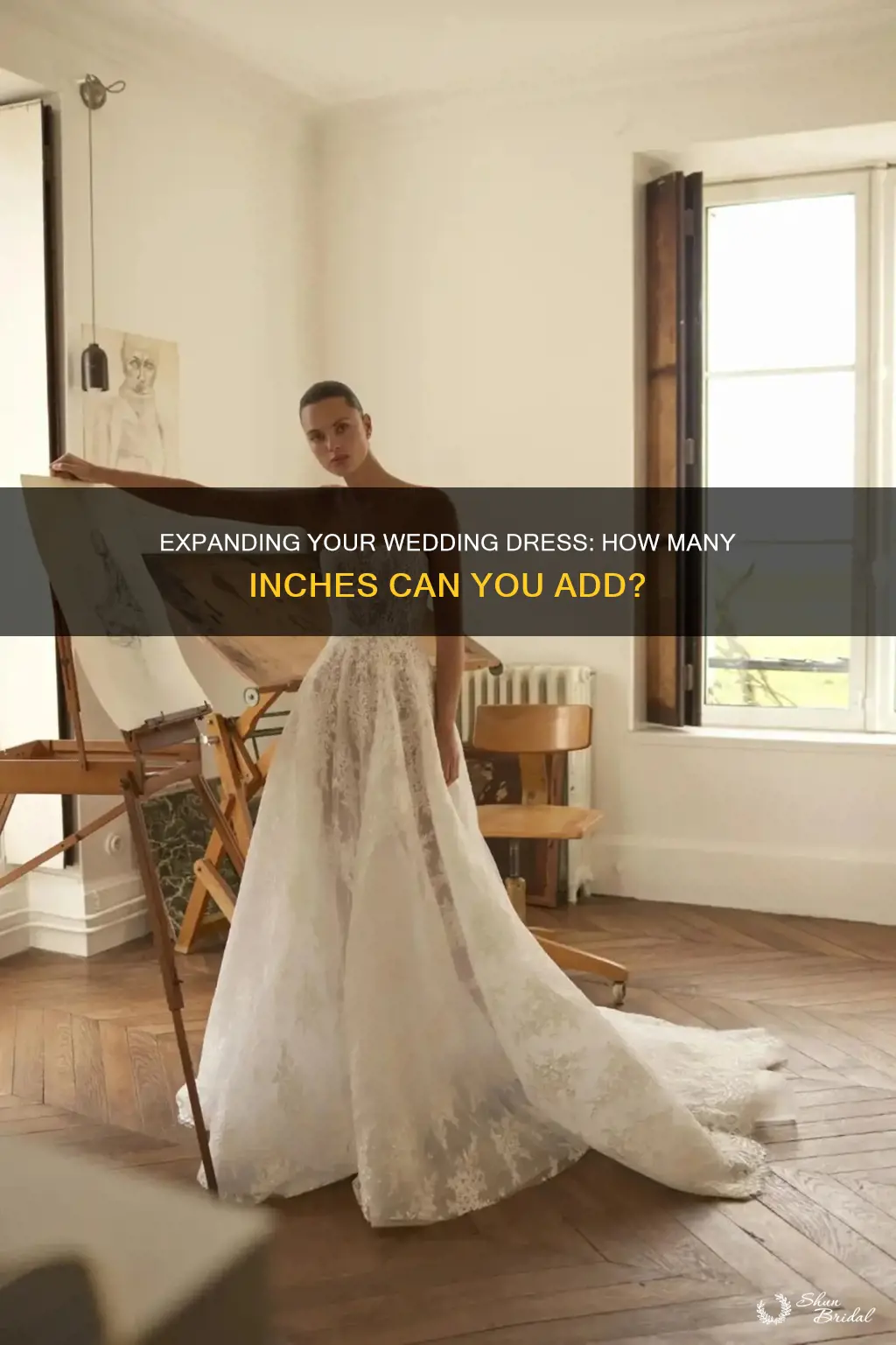 how many inches can a wedding dress be let out