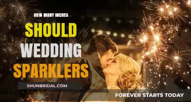 Perfect Wedding Sparkler Length: Inches for Safe, Stunning Send-Offs