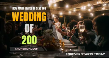 Planning a 200-Guest Wedding? Send Out This Many Invites