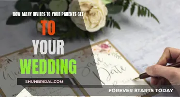 Wedding Invites: How Many for Parents?