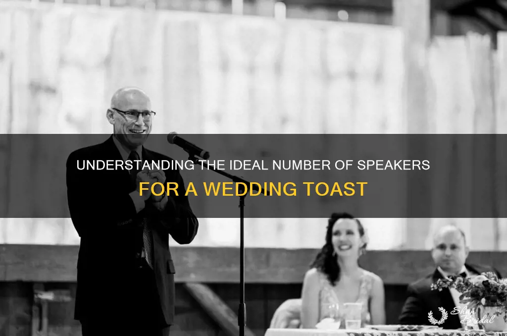 how many is inculded in the wedding toast