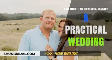 Practical Wedding Registry: How Many Items Are Enough?