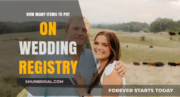 Creating a Wedding Registry: The Perfect Number of Gifts