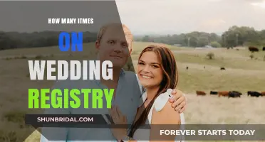 The Perfect Wedding Registry: How Many Items?