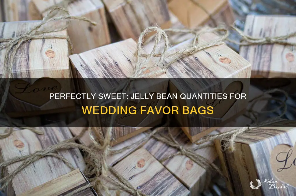 how many jelly beans fill a wedding favor bag