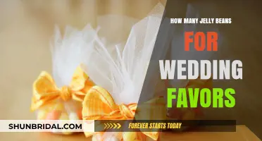 Sweet Wedding Favors: Perfect Jelly Bean Quantities for Your Guests