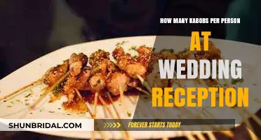 Kabobs for Wedding Guests: How Many to Serve?