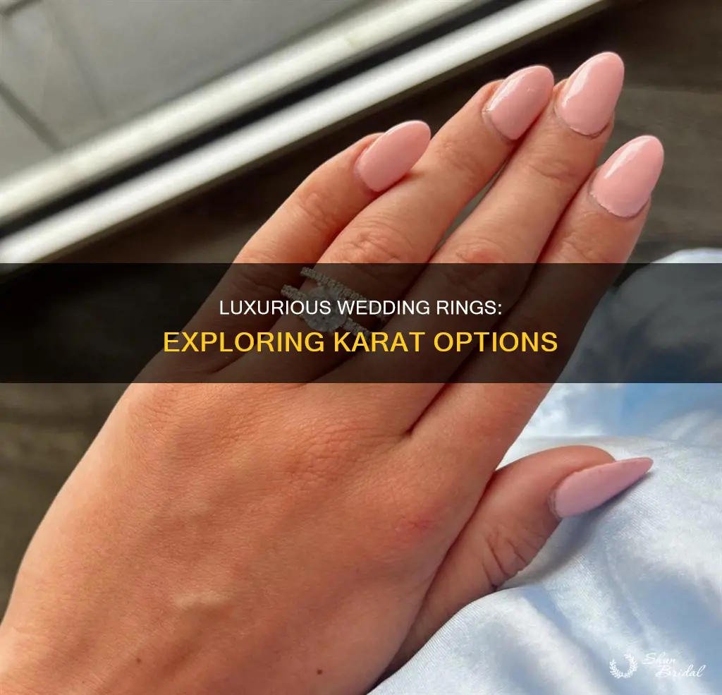 how many karats is a big wedding ring