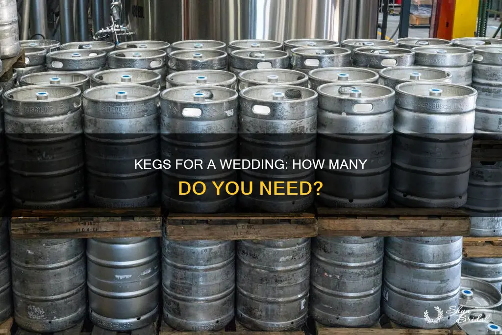how many kegs do I need for a 150-person wedding