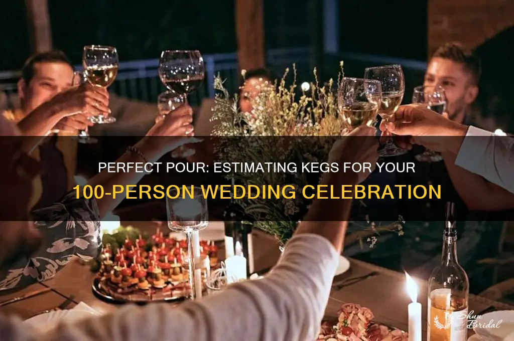 how many kegs for 100 person wedding