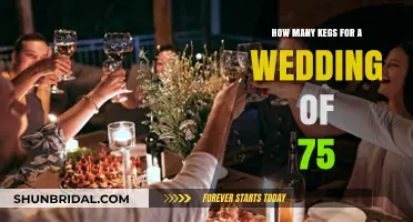 Planning Your Wedding: Keg Quantity Guide for 75 Guests