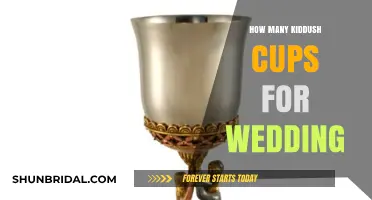 Choosing the Right Number of Kiddush Cups for Your Wedding