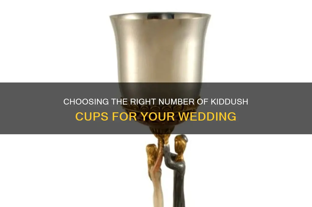 how many kiddush cups for wedding