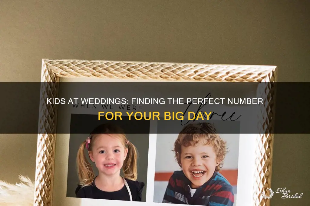 how many kids in a wedding