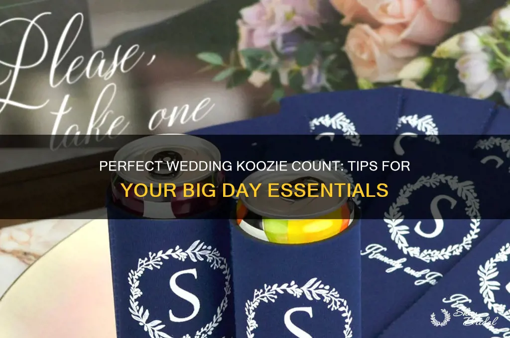 how many koozies for wedding