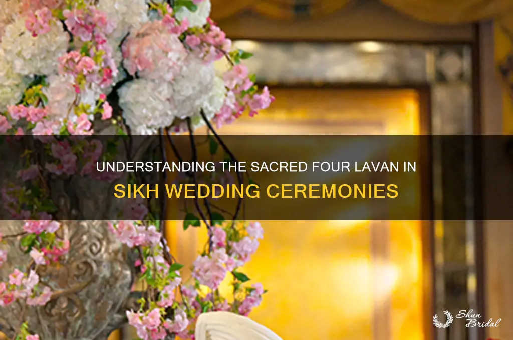 how many lavan in sikh wedding