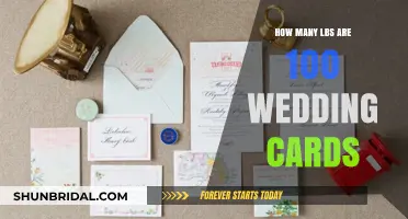 Wedding Card Weight: How Heavy Are 100 Invitations in Pounds?