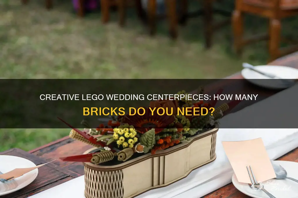 how many legos for wedding centerpieces