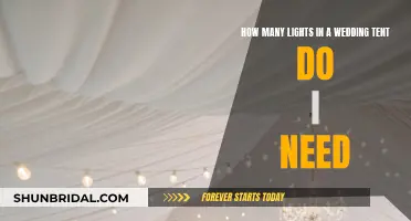 Wedding Tent Lighting: How Many Lights Do You Need?