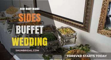 Perfecting Your Wedding Buffet: Ideal Main Sides Count Guide