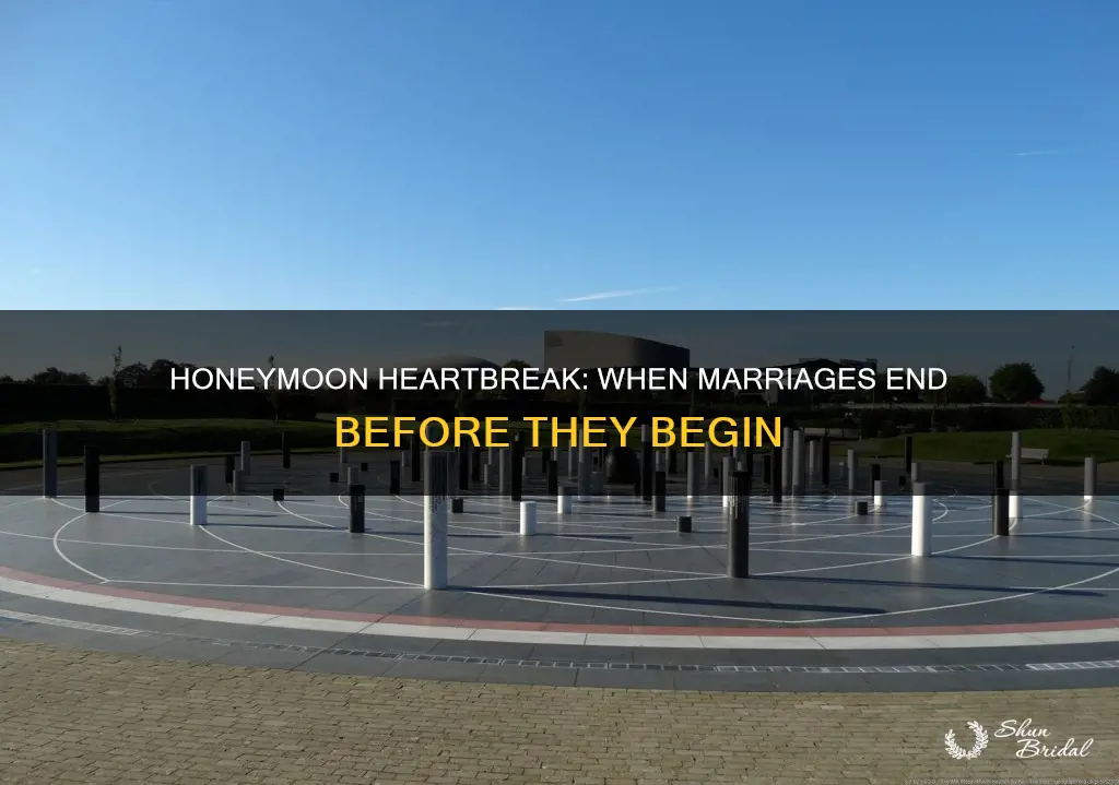 how many marriages end on the honeymoon