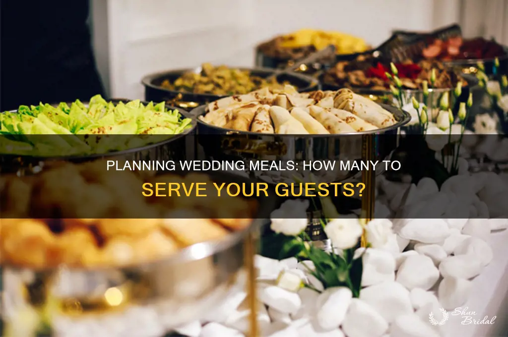 how many meals at a wedding