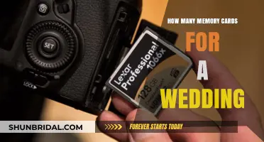 Choosing the Right Number of Memory Cards for Your Wedding Photography