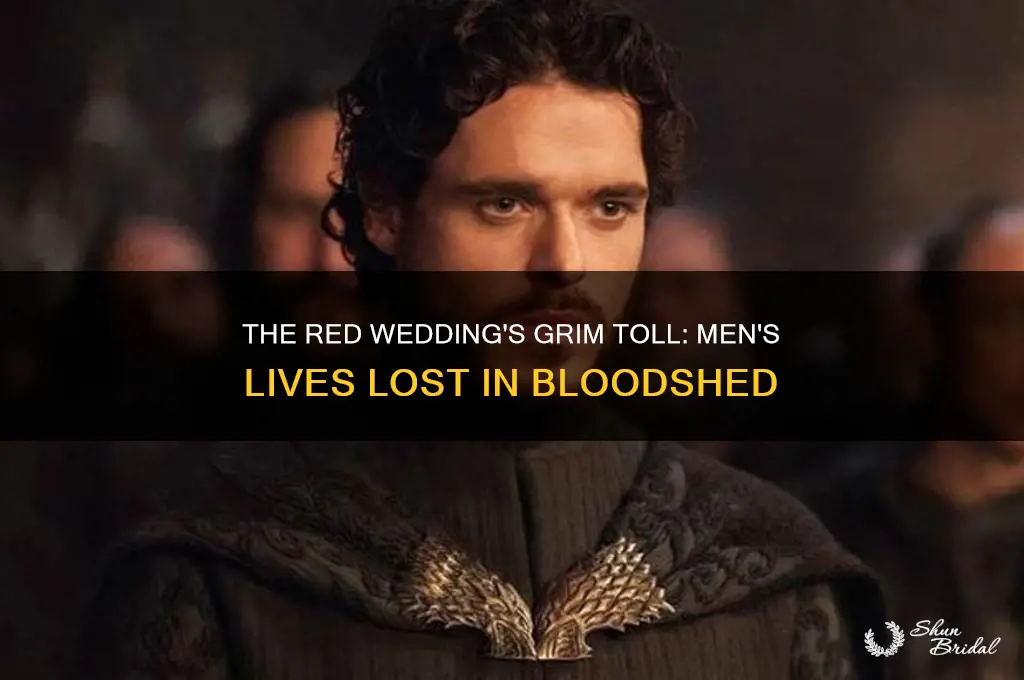 how many men died at the red wedding