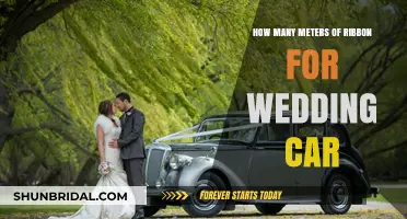 Elegant Wedding Car Decor: Calculating Ribbon Length for a Perfect Look