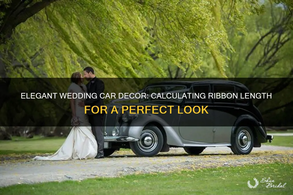how many meters of ribbon for wedding car