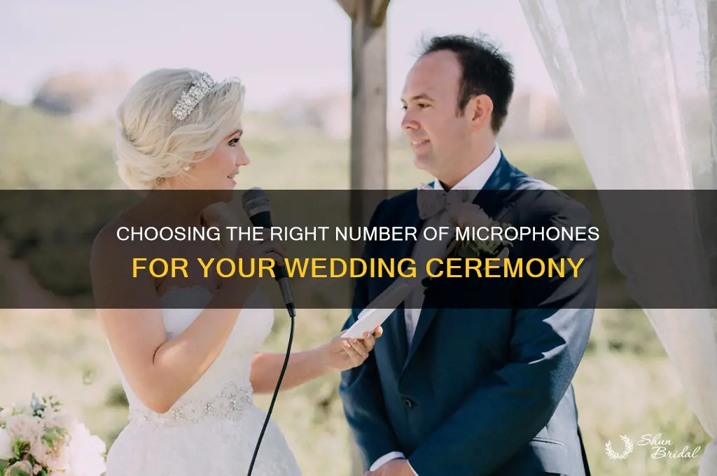 how many microphones for wedding ceremony