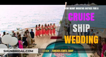 Planning Your Cruise Ship Wedding: Essential Notice Periods to Consider